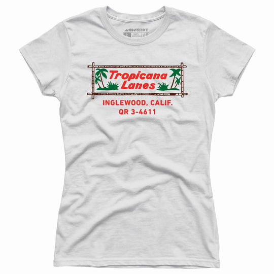 Tropicana Lanes - Inglewood, CA - Vintage Bowling Alley - Women's T-Shirt