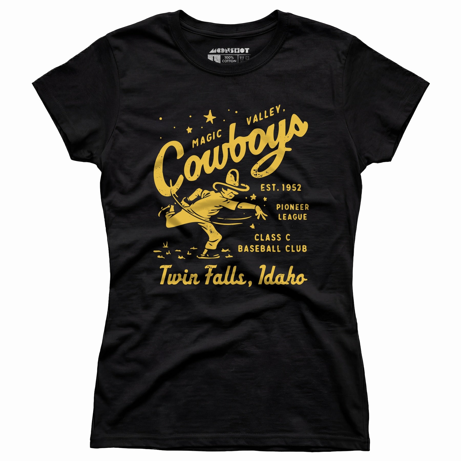 Twin Falls Magic Valley Cowboys - Idaho - Vintage Defunct Baseball Teams - Women's T-Shirt