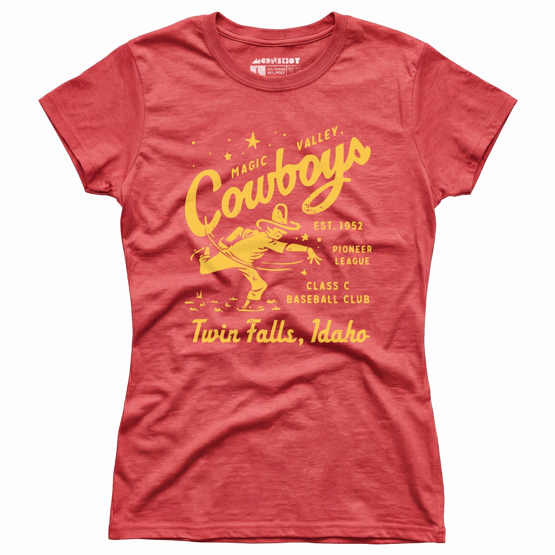 Twin Falls Magic Valley Cowboys - Idaho - Vintage Defunct Baseball Teams - Women's T-Shirt