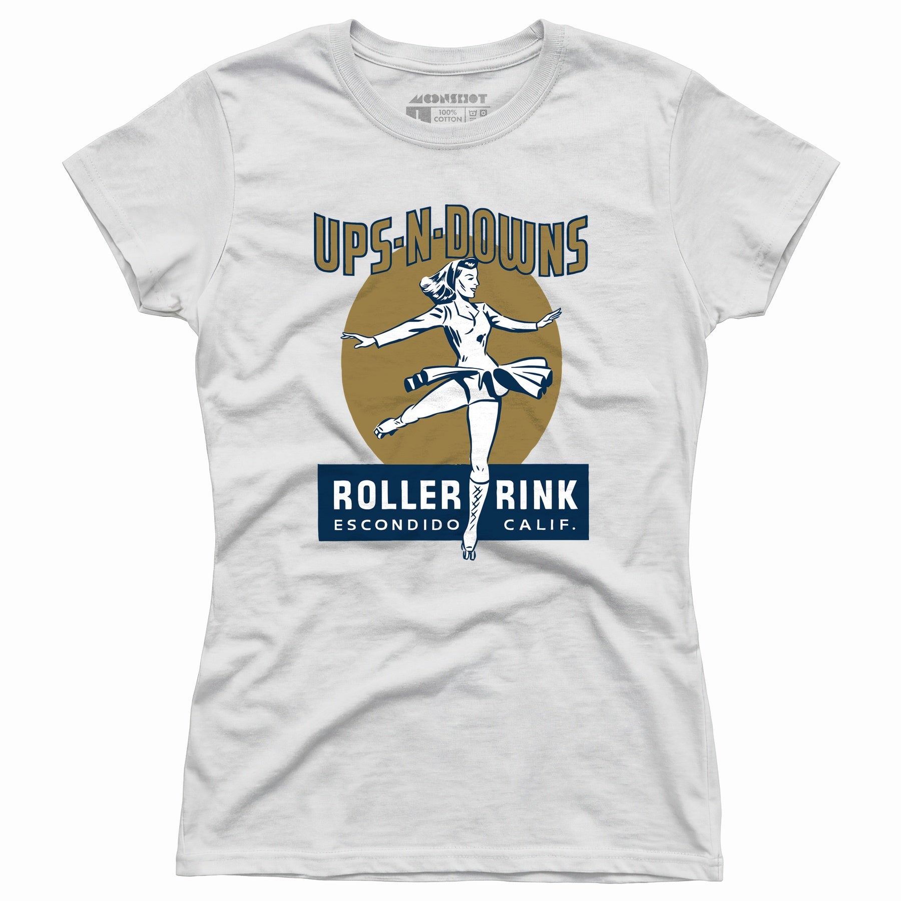Ups-N-Downs - Escondido, CA - Vintage Roller Rink - Women's T-Shirt