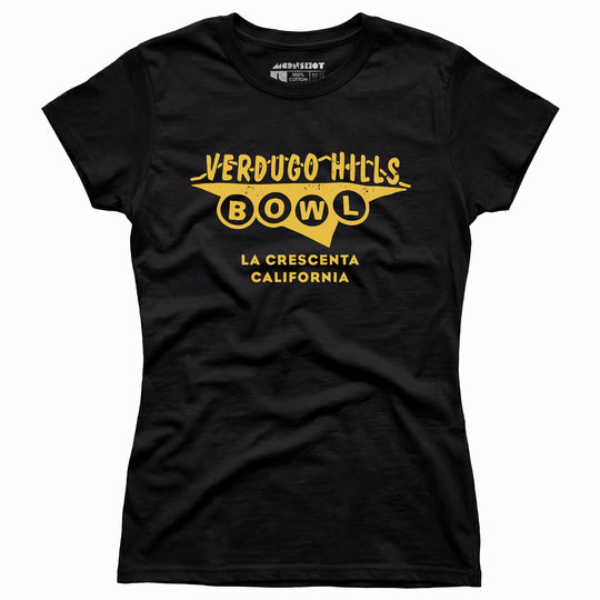 Verdugo Hills - La Crescenta, CA - Vintage Bowling Alley - Women's T-Shirt
