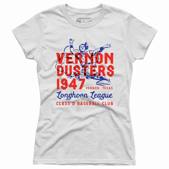Vernon Dusters - Texas - Vintage Defunct Baseball Teams - Women's T-Shirt