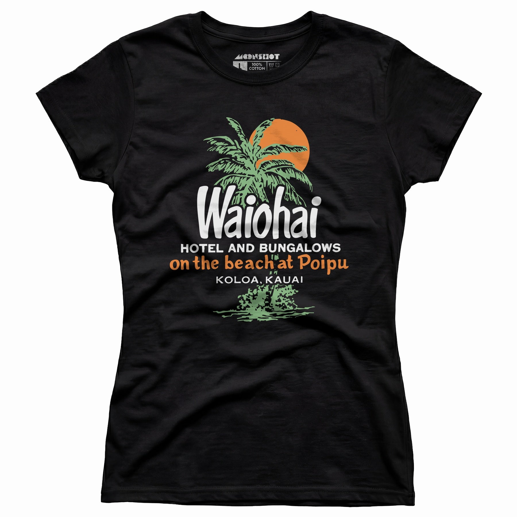 Waiohai Hotel and Bungalows - Kauai, Hawaii - Vintage - Women's T-Shirt