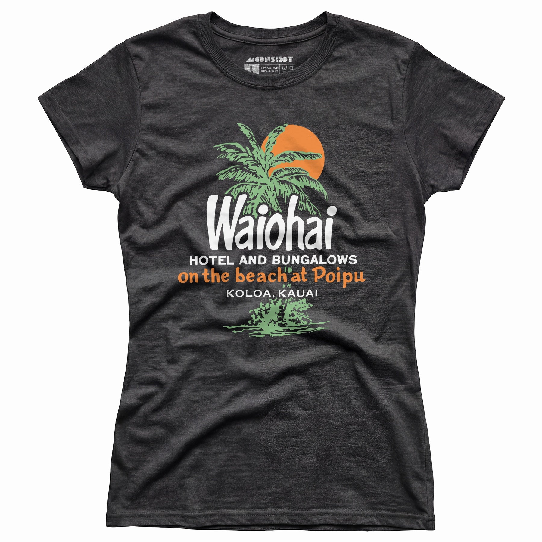 Waiohai Hotel and Bungalows - Kauai, Hawaii - Vintage - Women's T-Shirt