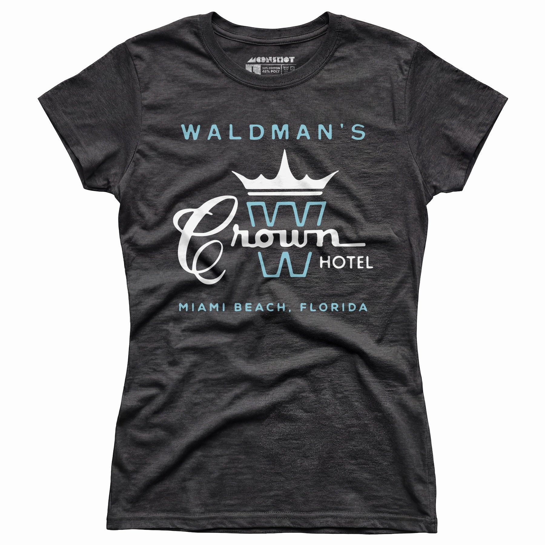 Waldman's Crown Hotel - Miami, FL - Vintage Hotel - Women's T-Shirt