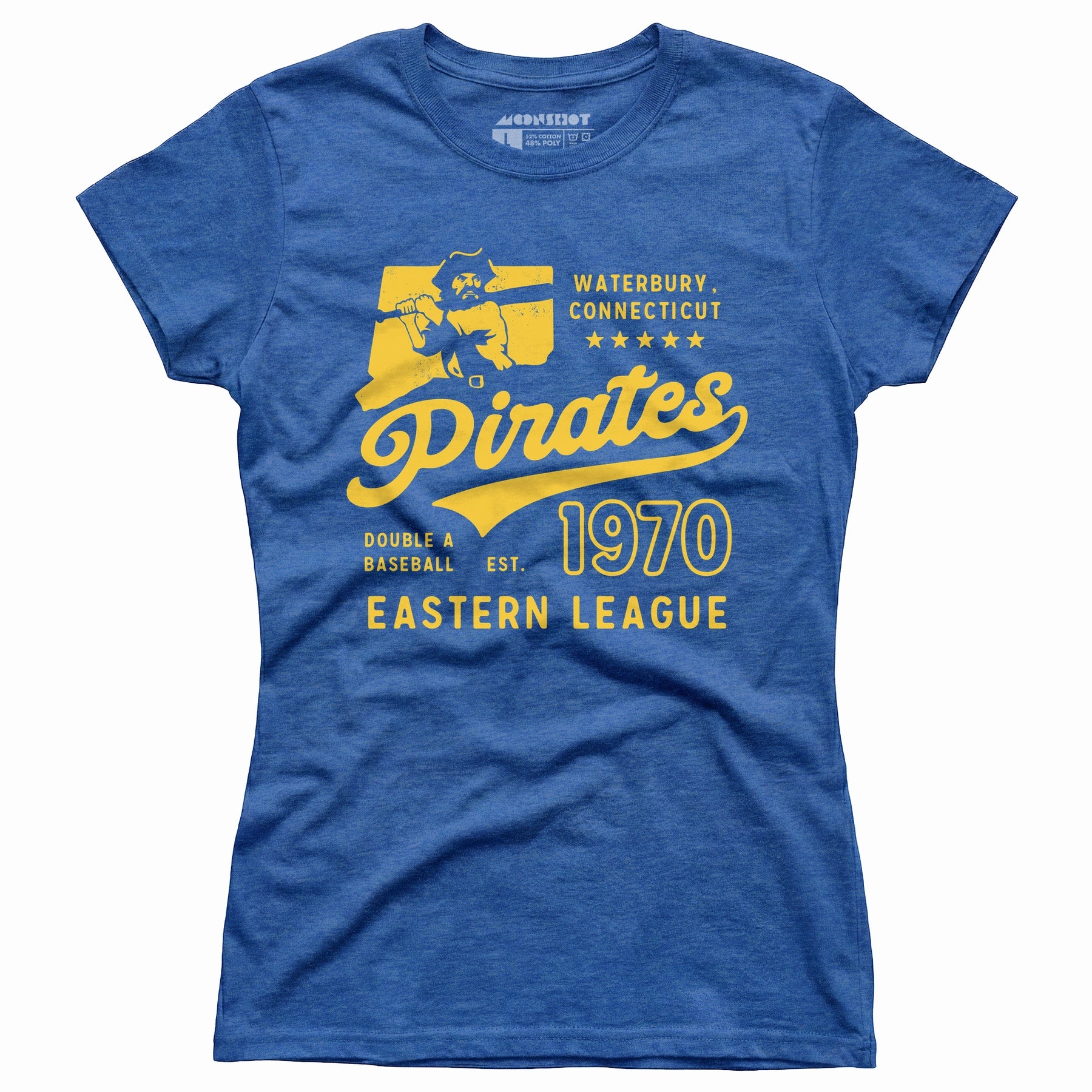 Waterbury Pirates - Connecticut - Vintage Defunct Baseball Teams - Women's T-Shirt