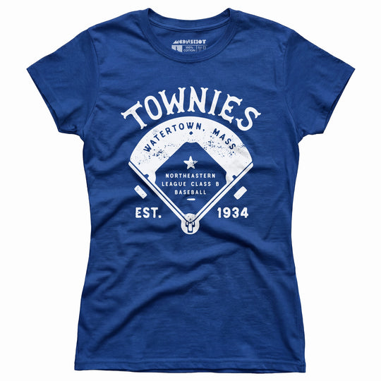 Watertown Townies - Massachusetts - Vintage Defunct Baseball Teams - Women's T-Shirt