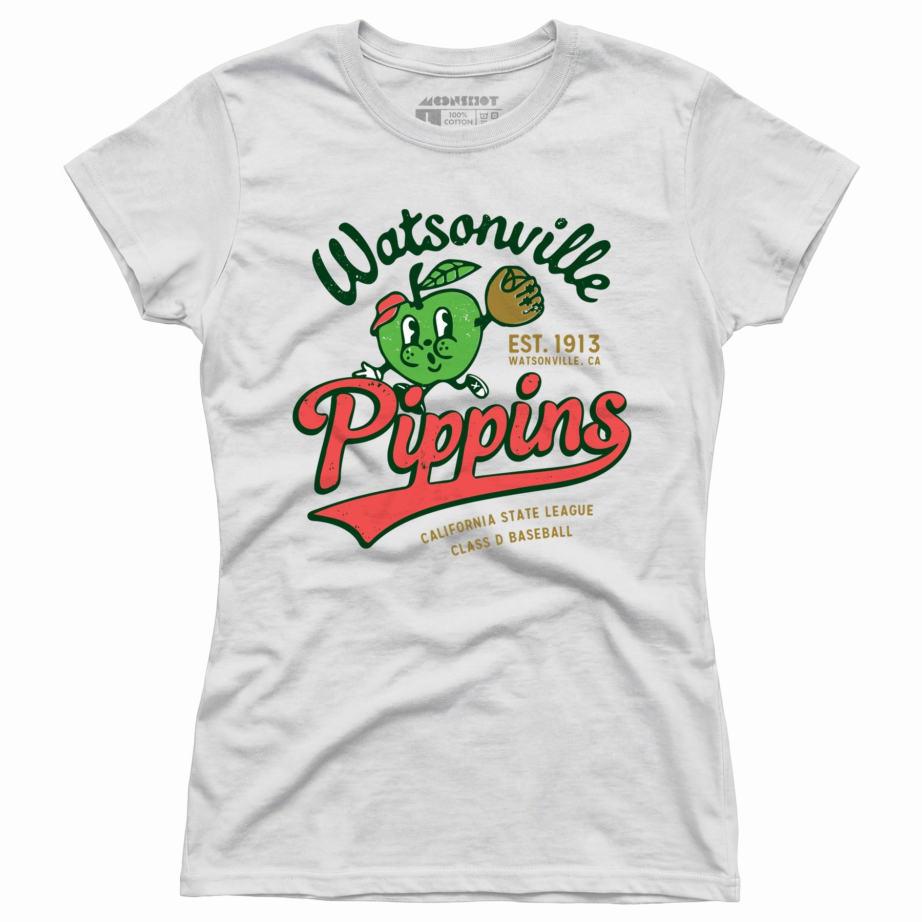 Watsonville Pippins - California - Vintage Defunct Baseball Teams - Women's T-Shirt