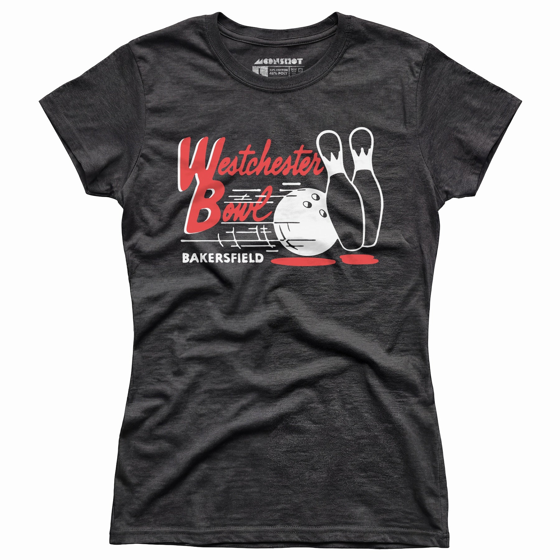 Westchester Bowl - Bakersfield, CA - Vintage Bowling Alley - Women's T-Shirt