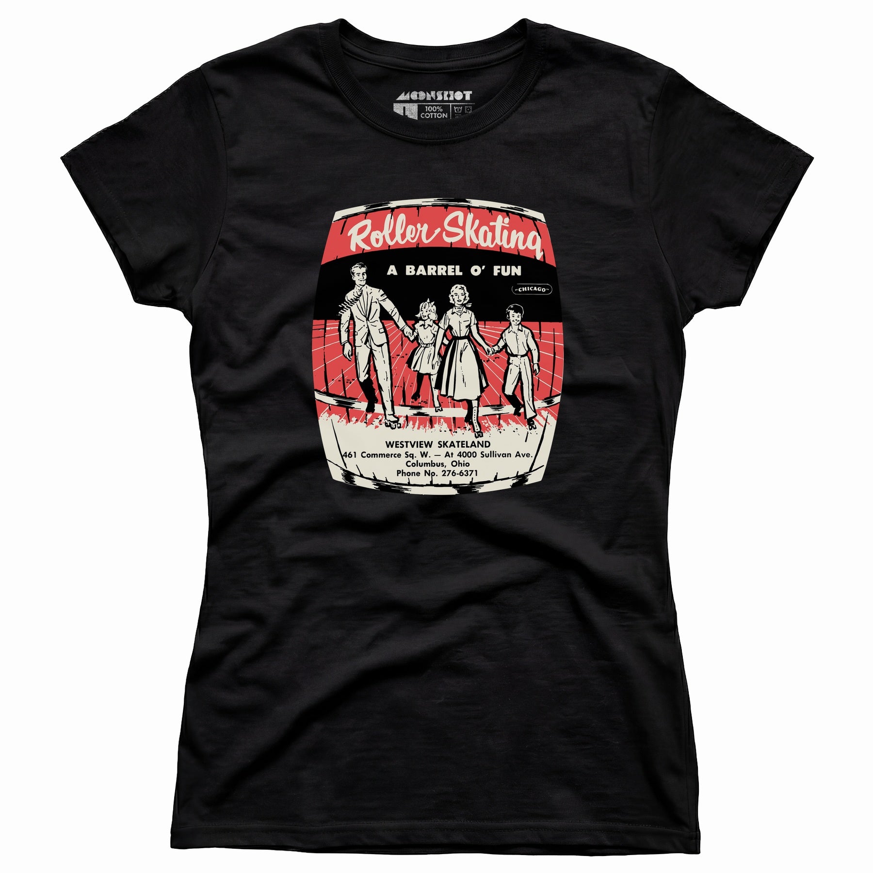 Westview Skateland - Columbus, OH - Vintage Roller Rink - Women's T-Shirt