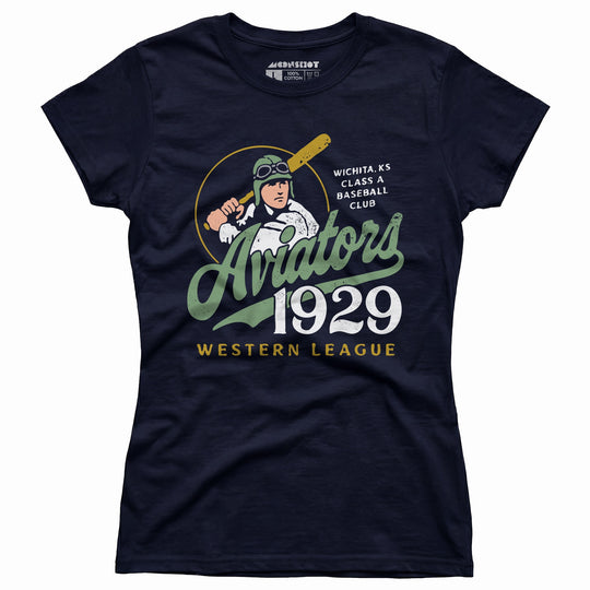Wichita Aviators - Kansas - Vintage Defunct Baseball Teams - Women's T-Shirt