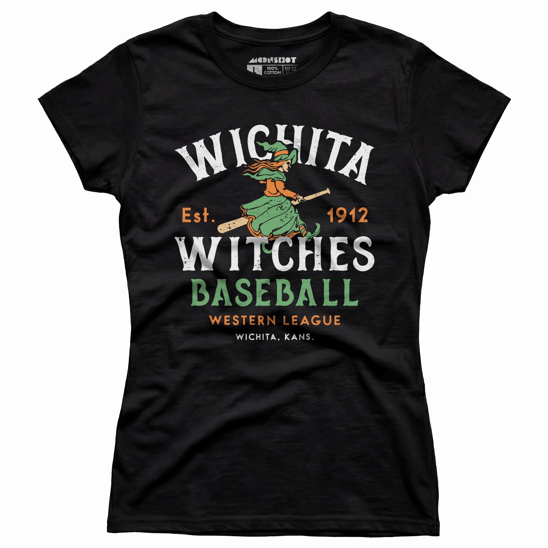 Wichita Witches - Kansas - Vintage Defunct Baseball Teams - Women's T-Shirt