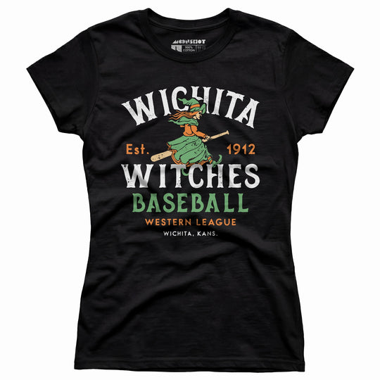 Wichita Witches - Kansas - Vintage Defunct Baseball Teams - Women's T-Shirt