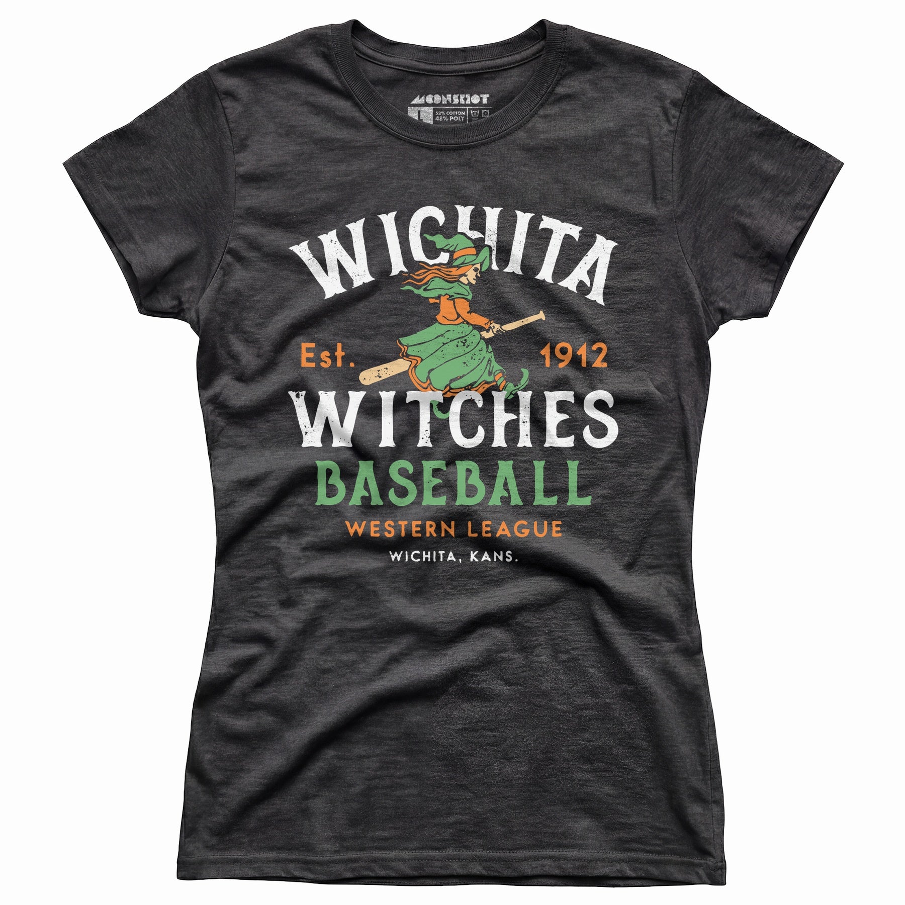 Wichita Witches - Kansas - Vintage Defunct Baseball Teams - Women's T-Shirt