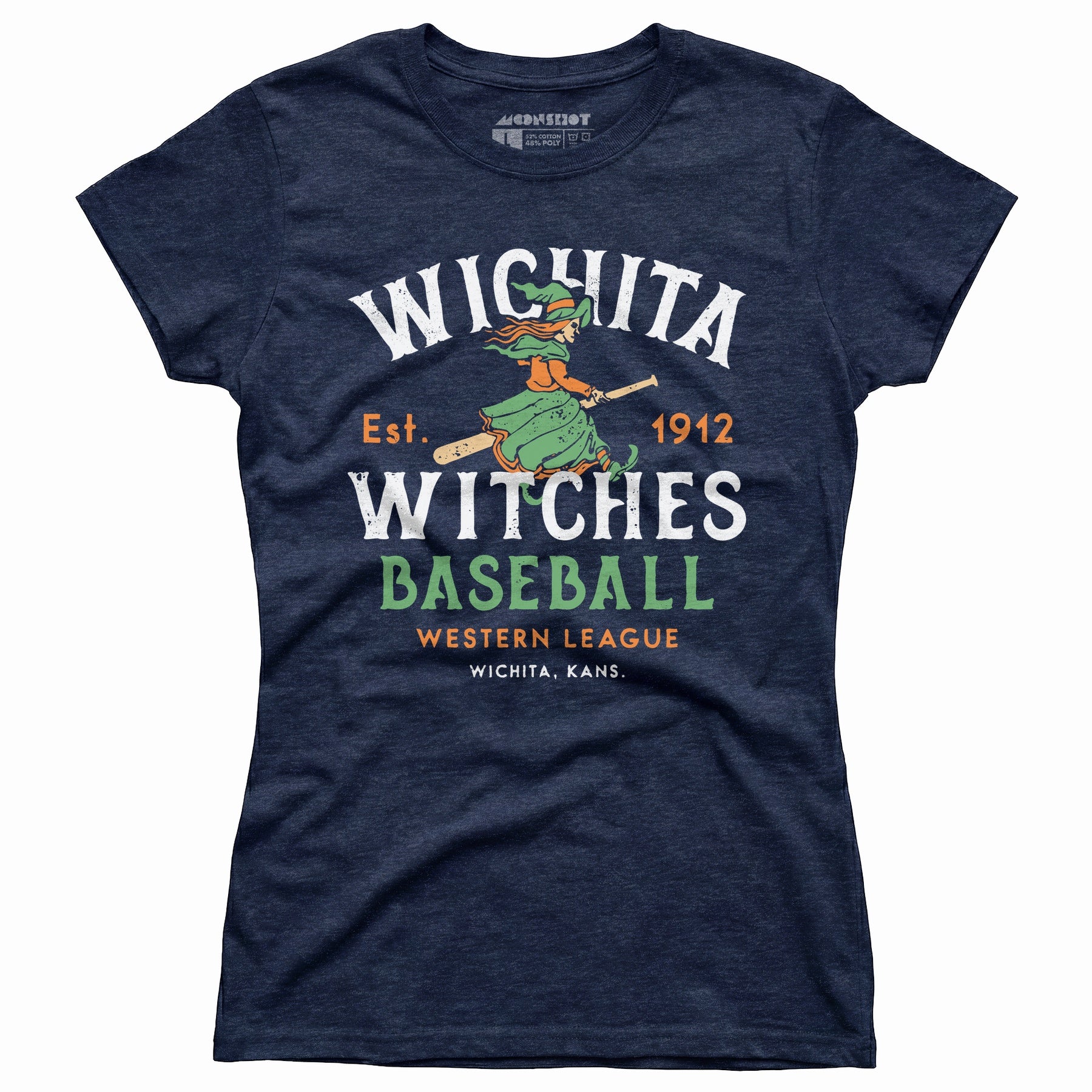 Wichita Witches - Kansas - Vintage Defunct Baseball Teams - Women's T-Shirt