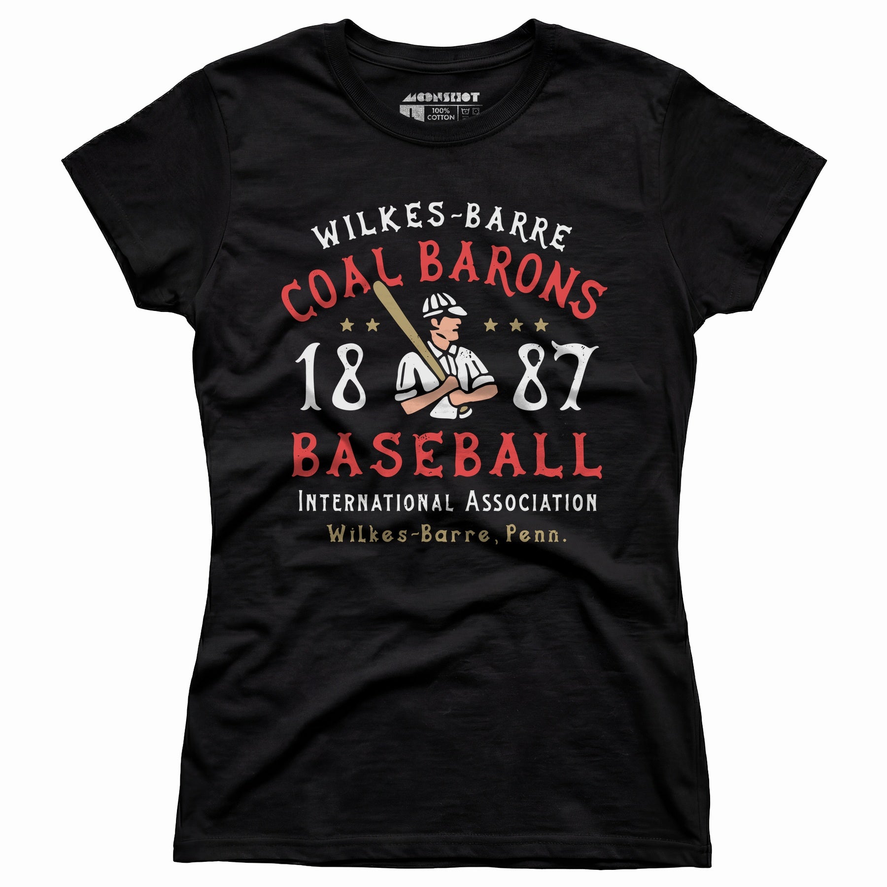 Wilkes-Barre Coal Barons - Pennsylvania - Vintage Defunct Baseball Teams - Women's T-Shirt