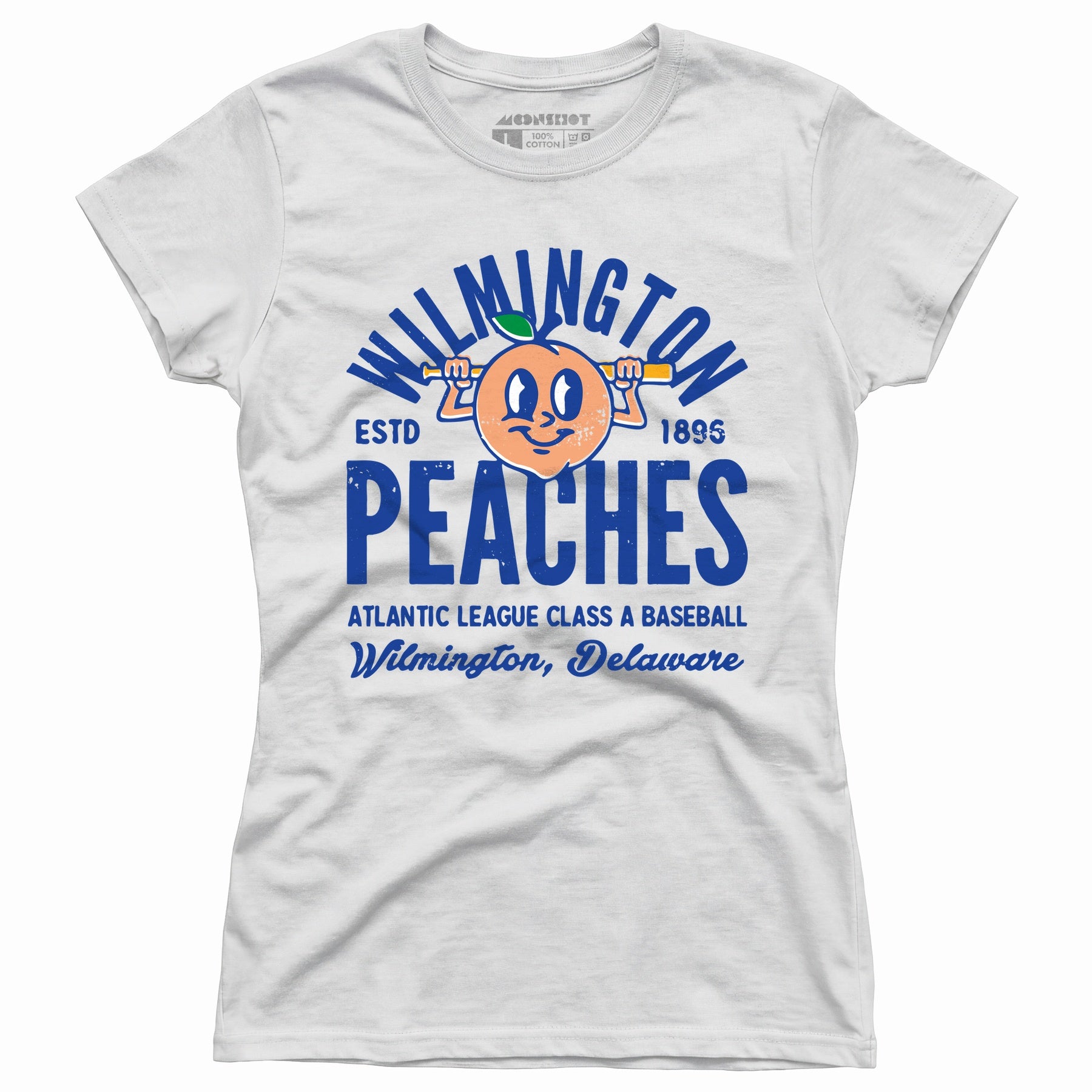 Wilmington Peaches - Delaware - Vintage Defunct Baseball Teams - Women's T-Shirt