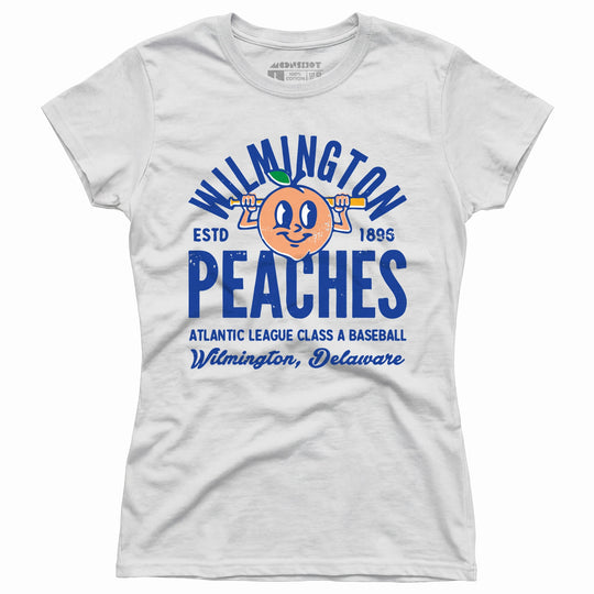 Wilmington Peaches - Delaware - Vintage Defunct Baseball Teams - Women's T-Shirt