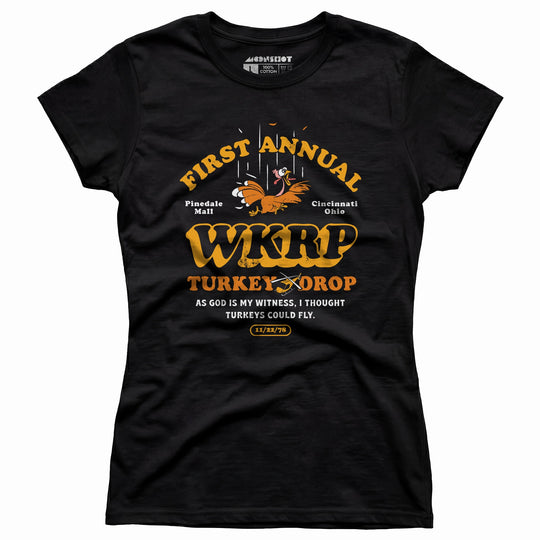 WKRP Turkey Drop - Women's T-Shirt