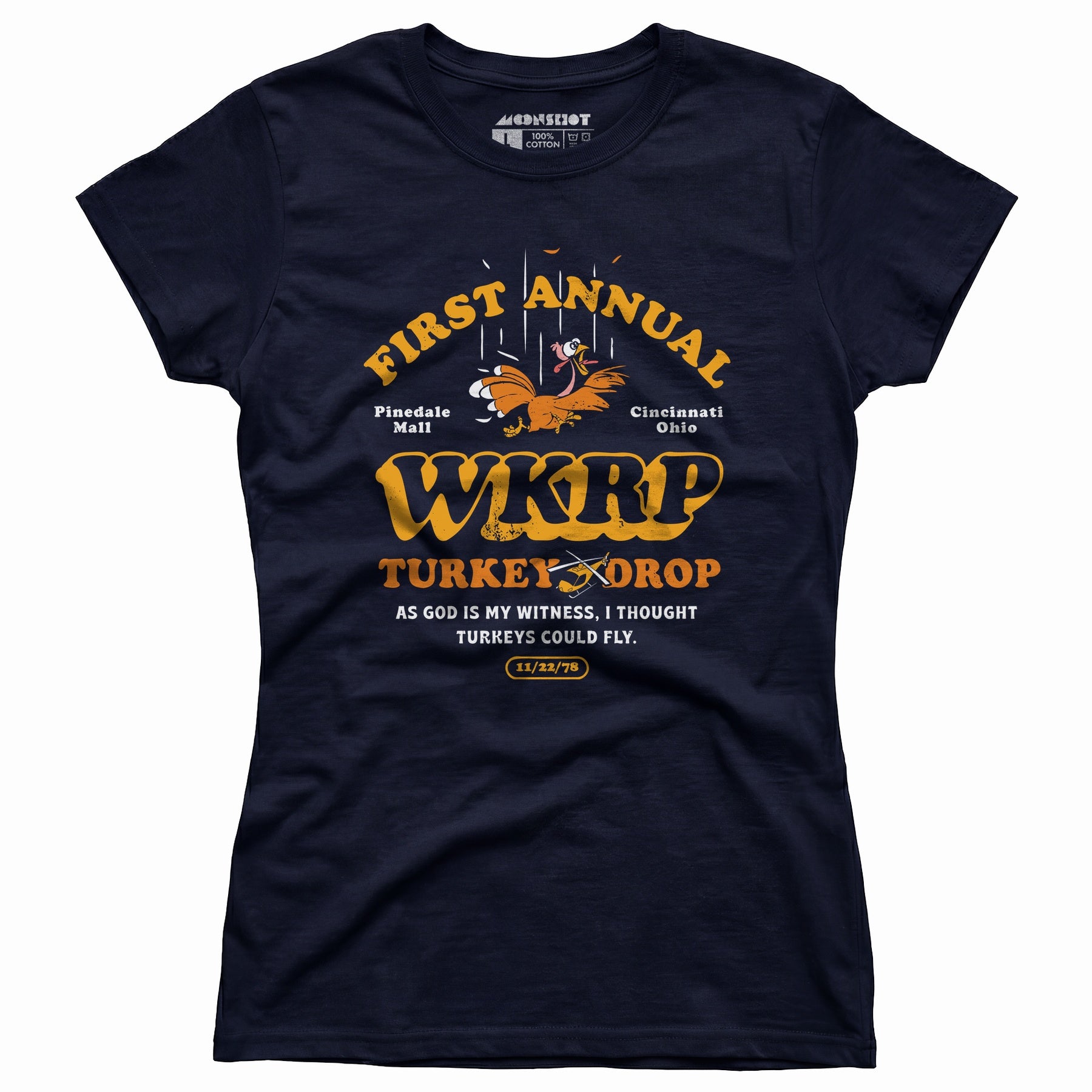WKRP Turkey Drop - Women's T-Shirt