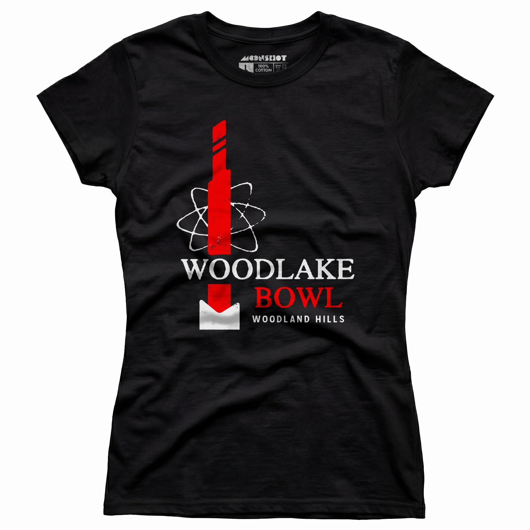 Woodlake Bowl - Woodland Hills, CA - Vintage Bowling Alley - Women's T-Shirt