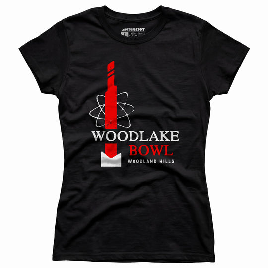 Woodlake Bowl - Woodland Hills, CA - Vintage Bowling Alley - Women's T-Shirt
