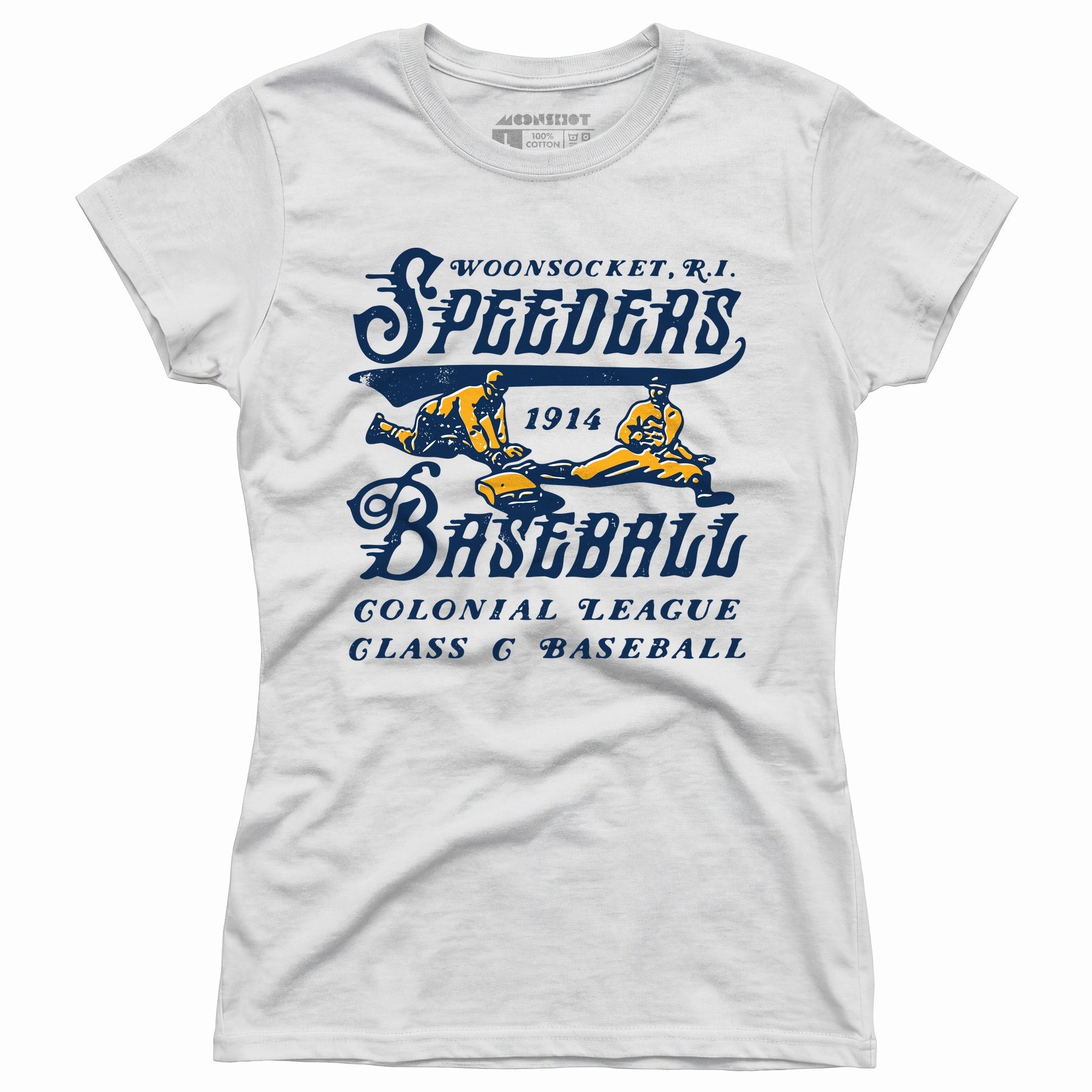 Woonsocket Speeders - Rhode Island - Vintage Defunct Baseball Teams - Women's T-Shirt