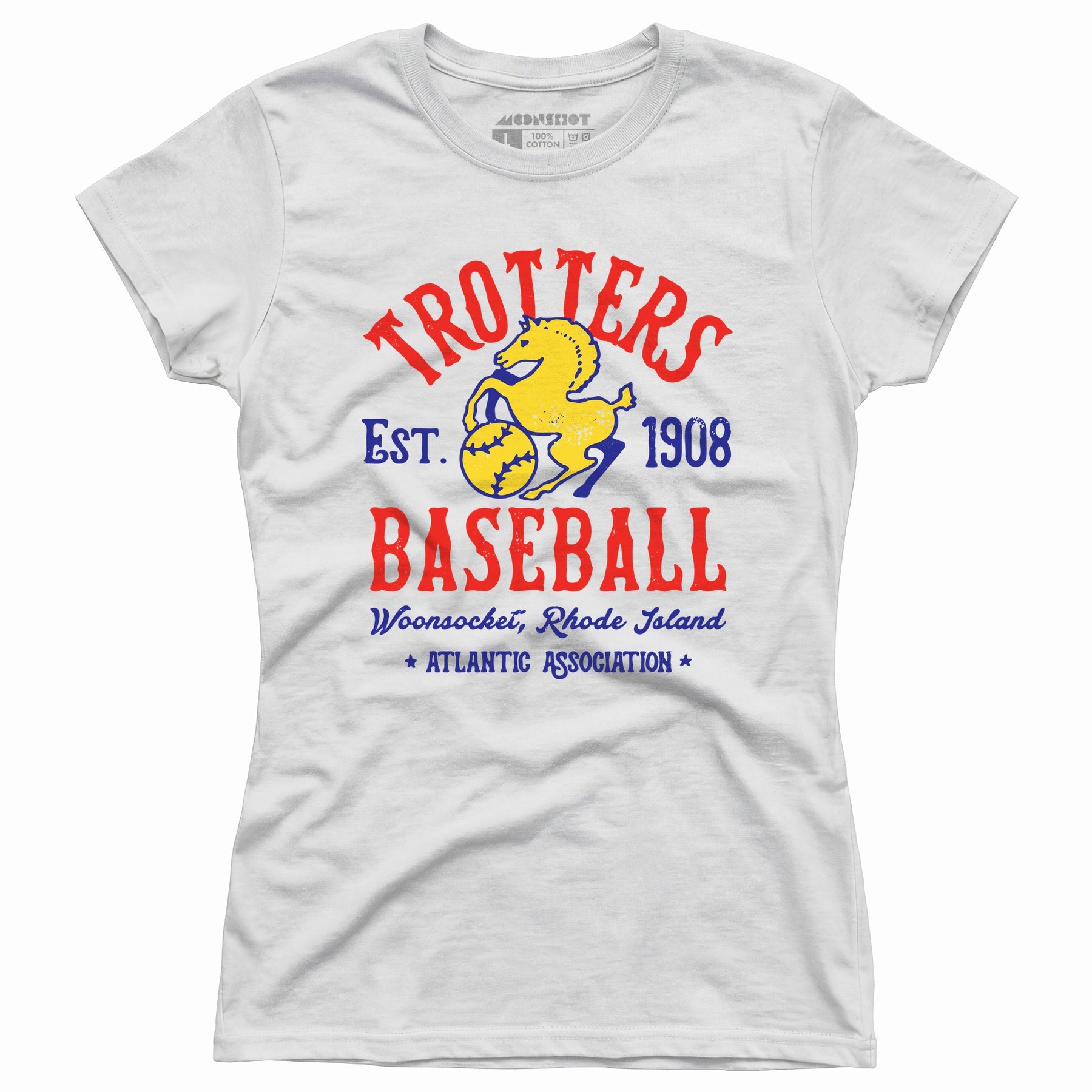 Woonsocket Trotters - Rhode Island - Vintage Defunct Baseball Teams - Women's T-Shirt