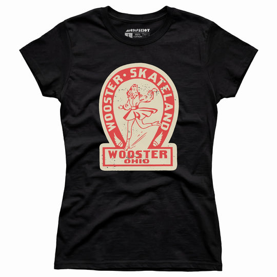 Wooster Skateland - Wooster, OH - Vintage Roller Rink - Women's T-Shirt