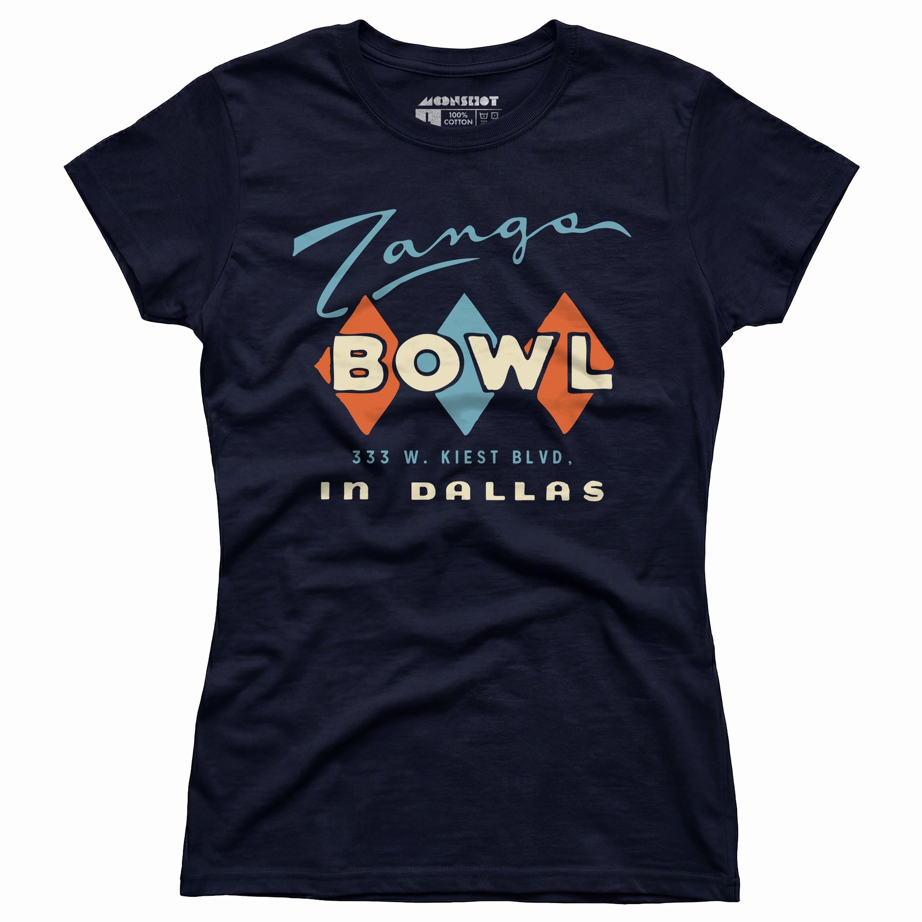 Zangs Bowl - Dallas, TX - Vintage Bowling Alley - Women's T-Shirt