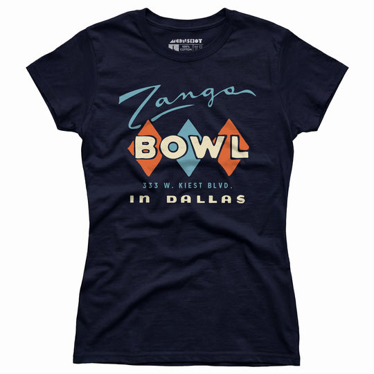 Zangs Bowl - Dallas, TX - Vintage Bowling Alley - Women's T-Shirt