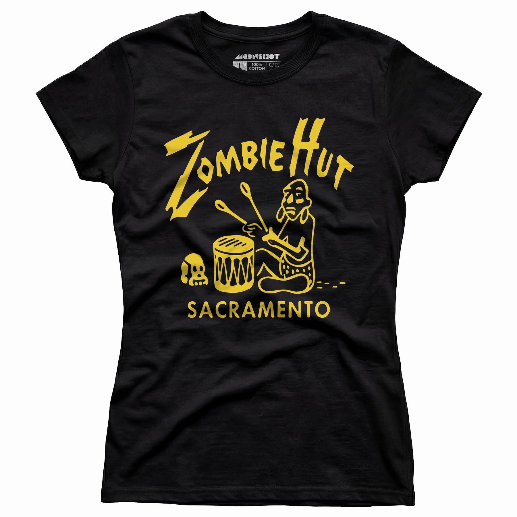 Zombie Hut - Sacramento, CA - Vintage Tiki Bar - Women's T-Shirt