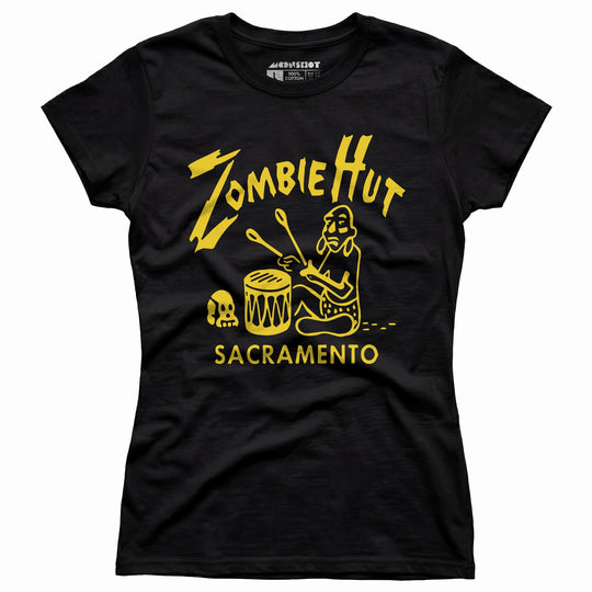 Zombie Hut - Sacramento, CA - Vintage Tiki Bar - Women's T-Shirt