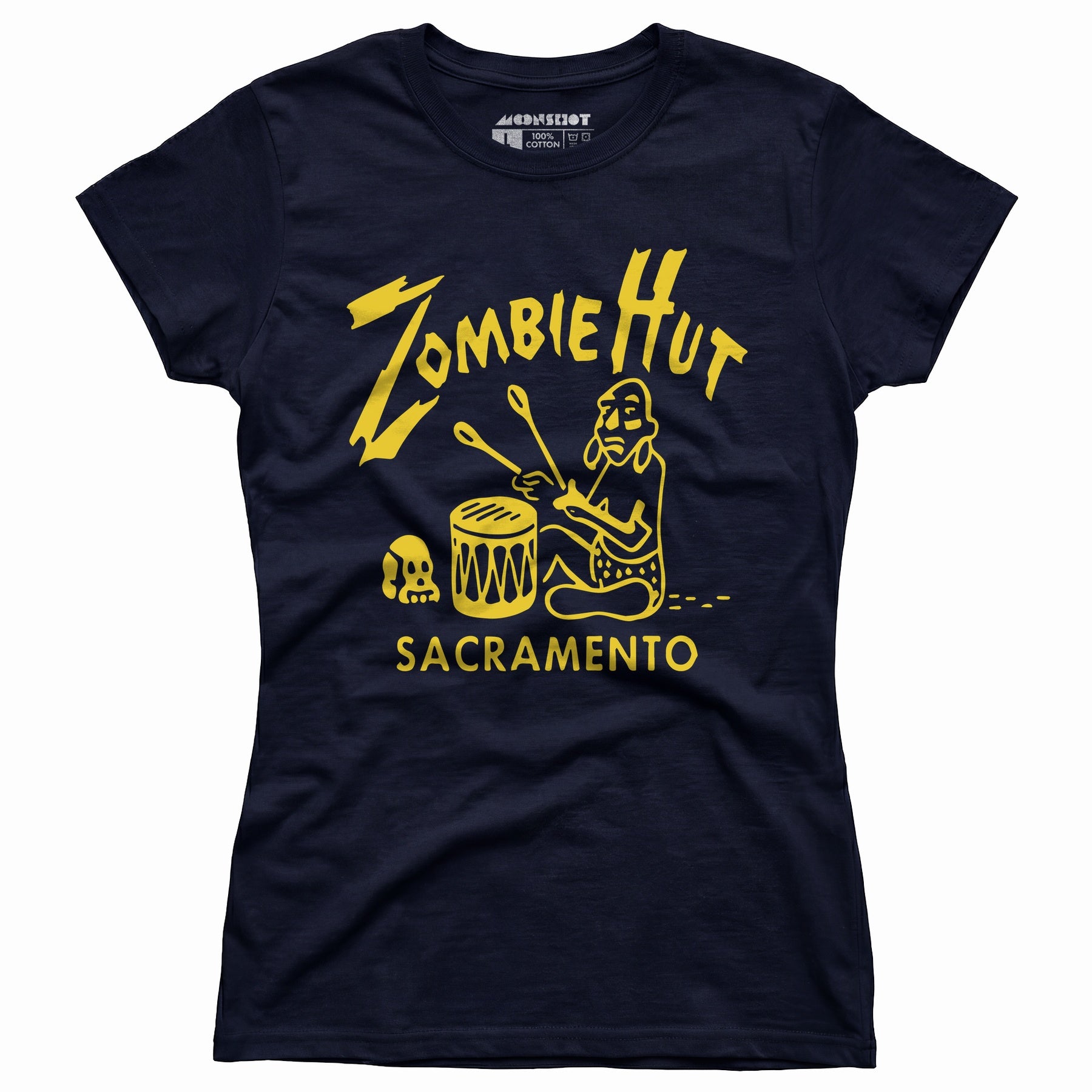 Zombie Hut - Sacramento, CA - Vintage Tiki Bar - Women's T-Shirt