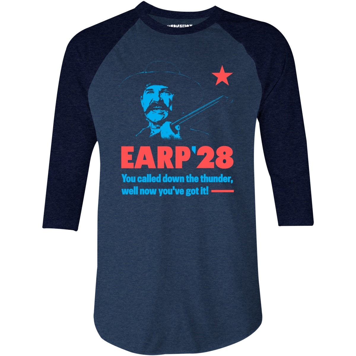 Wyatt Earp 2028 - 3/4 Sleeve Raglan T-Shirt