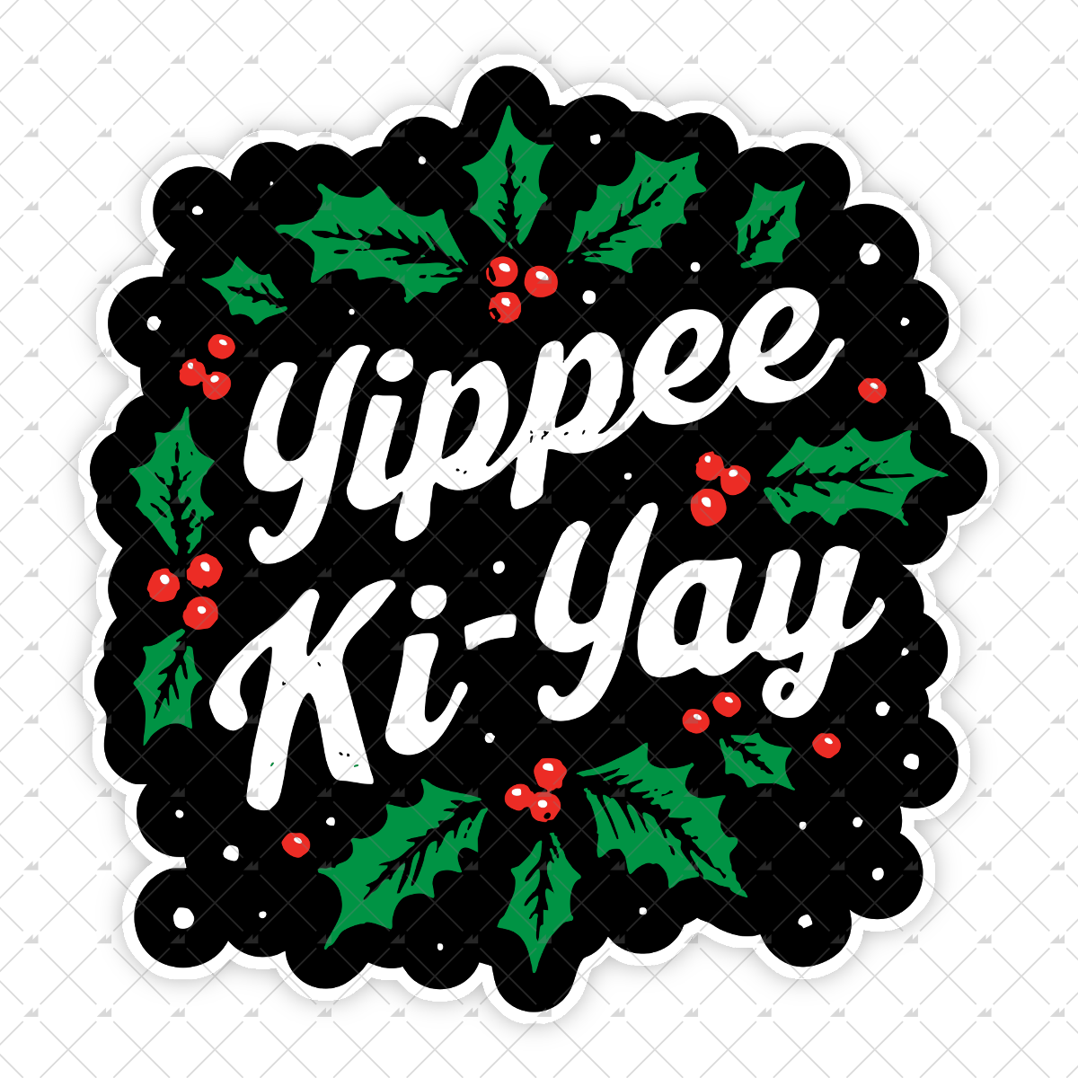 Yippee-Ki-Yay Christmas - Sticker