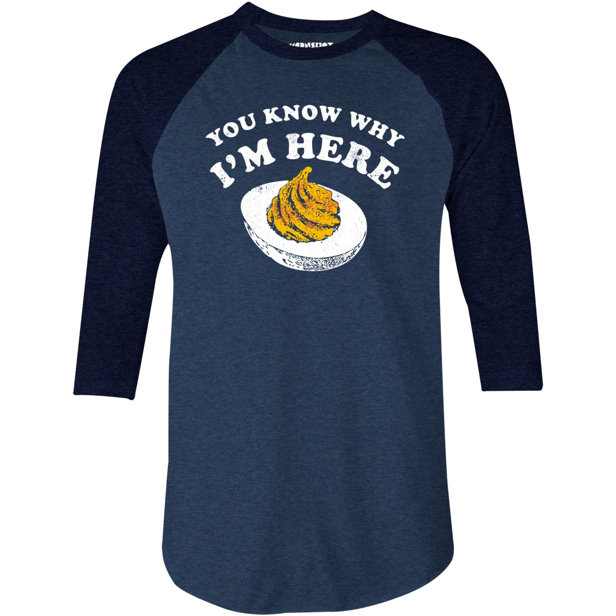 You Know Why I'm Here - 3/4 Sleeve Raglan T-Shirt