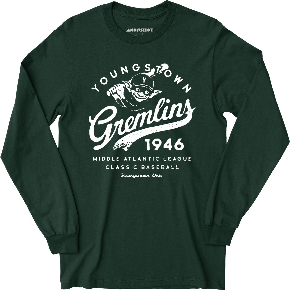 Youngstown Gremlins - Ohio - Vintage Defunct Baseball Teams - Long Sleeve T-Shirt