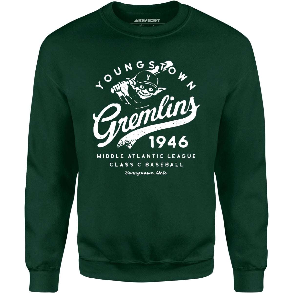 Youngstown Gremlins - Ohio - Vintage Defunct Baseball Teams - Unisex Sweatshirt