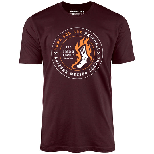 Yuma Sun sox - Arizona - Vintage Defunct Baseball Teams - Maroon - Unisex T-Shirt
