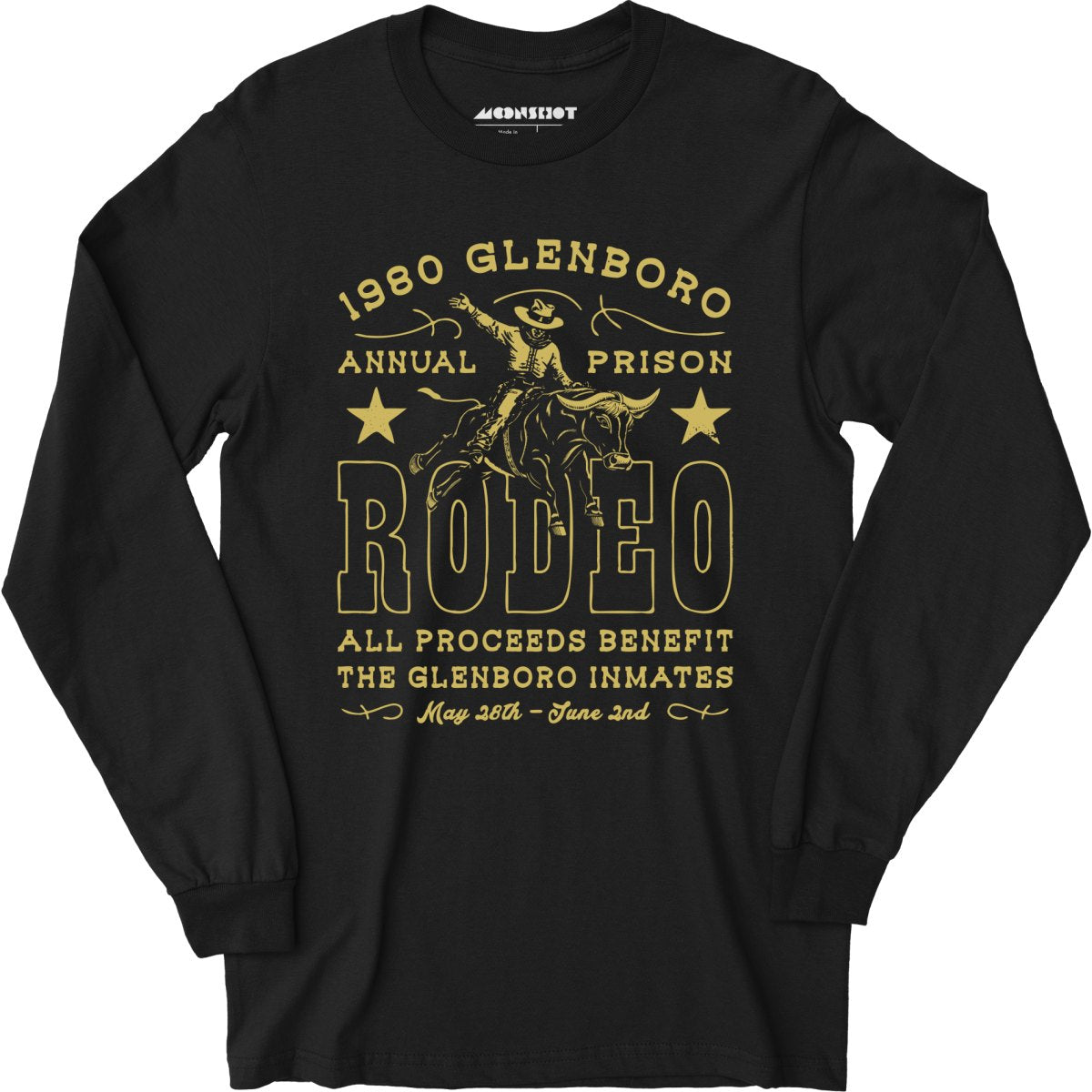 1980 Glenboro Annual Prison Rodeo - Long Sleeve T-Shirt