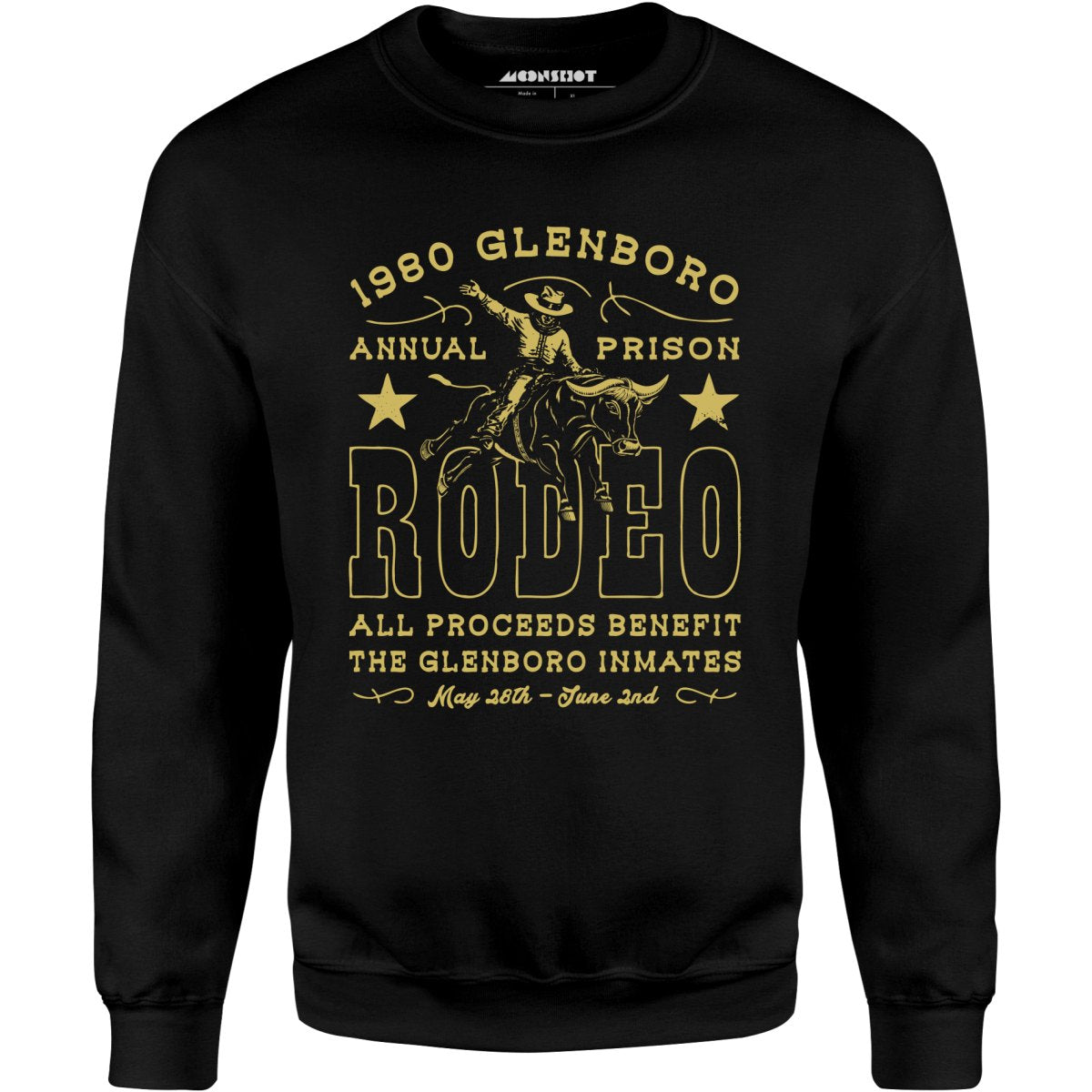 1980 Glenboro Annual Prison Rodeo - Unisex Sweatshirt