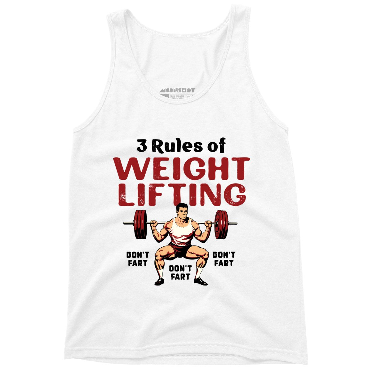 3 Rules of Weightlifting - Unisex Tank Top