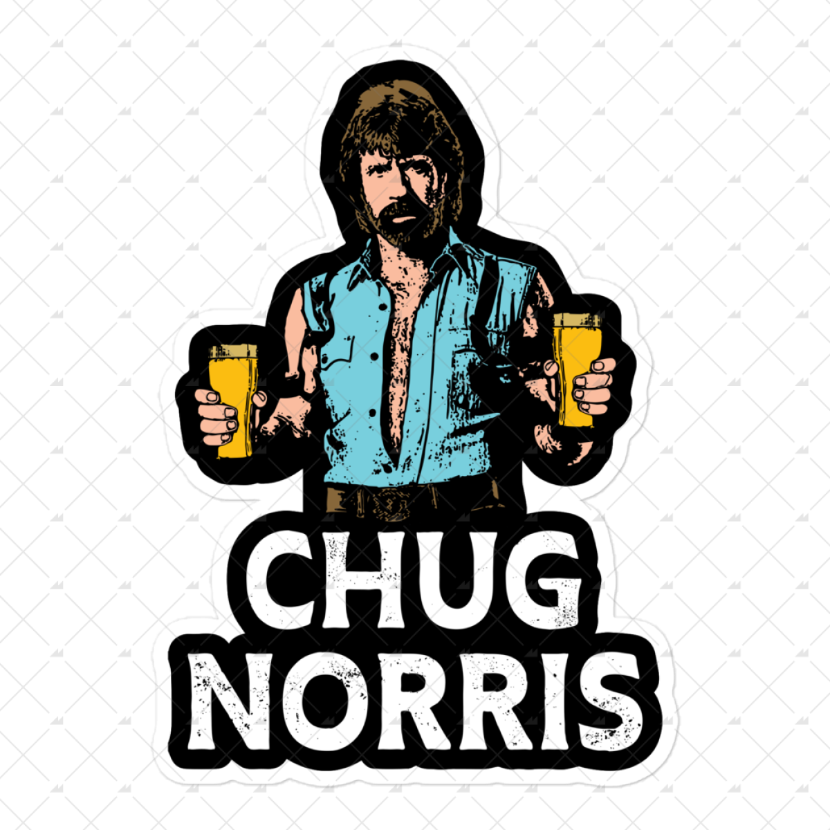 Chug Norris - Sticker