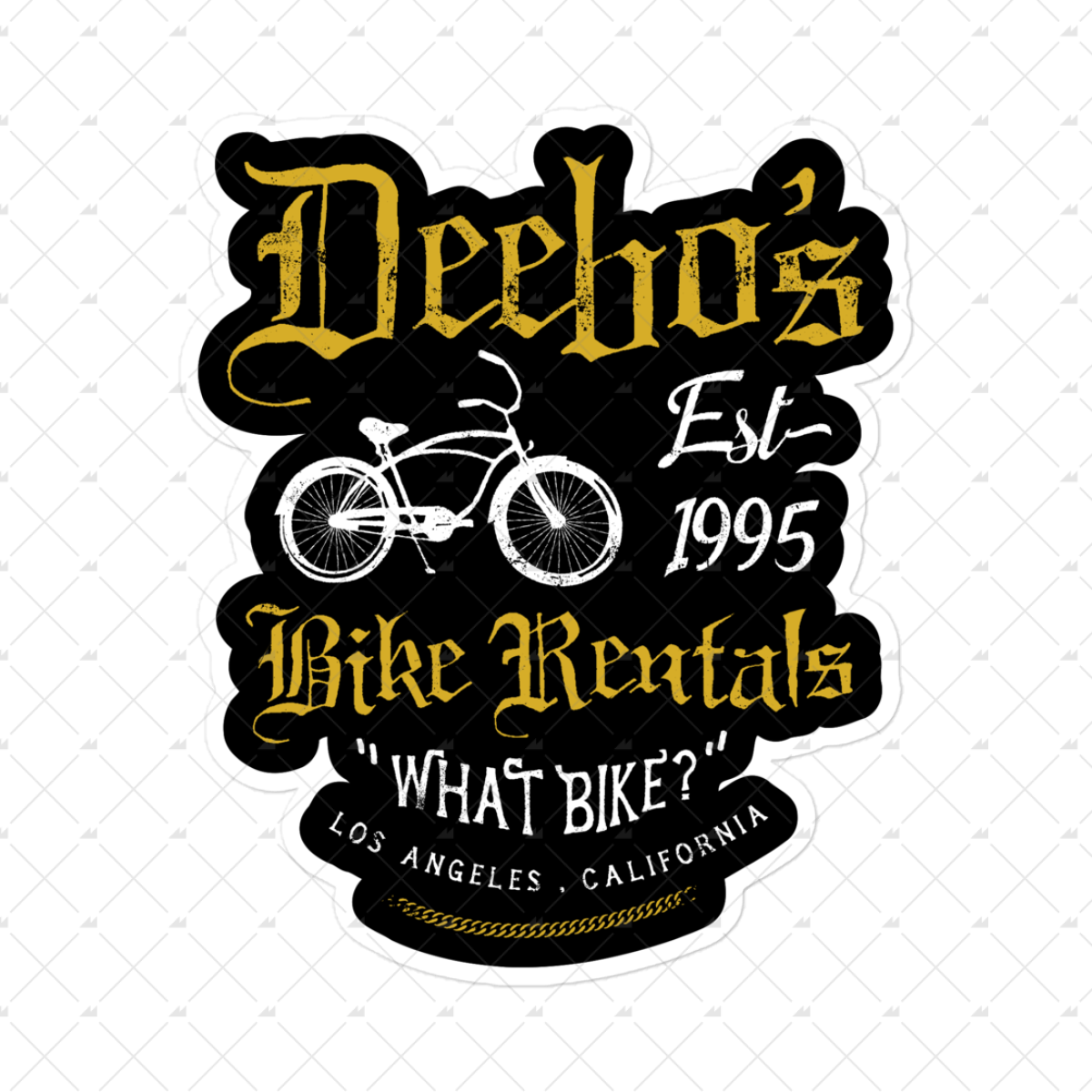 Deebo's Bike Rentals - Sticker