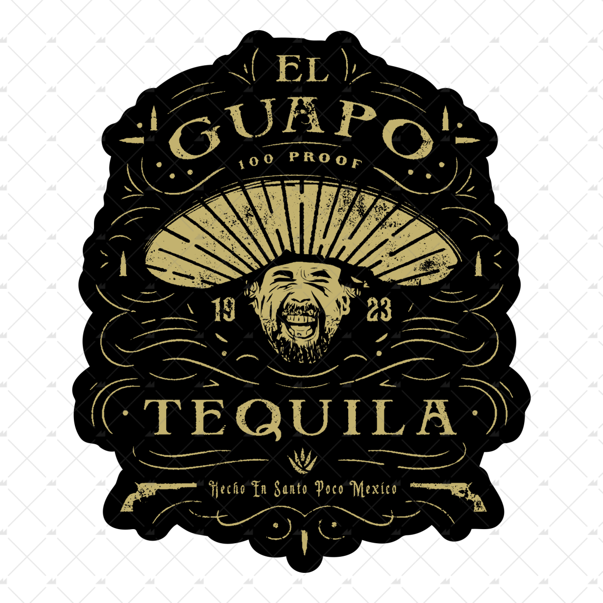 El Guapo Tequila - Sticker