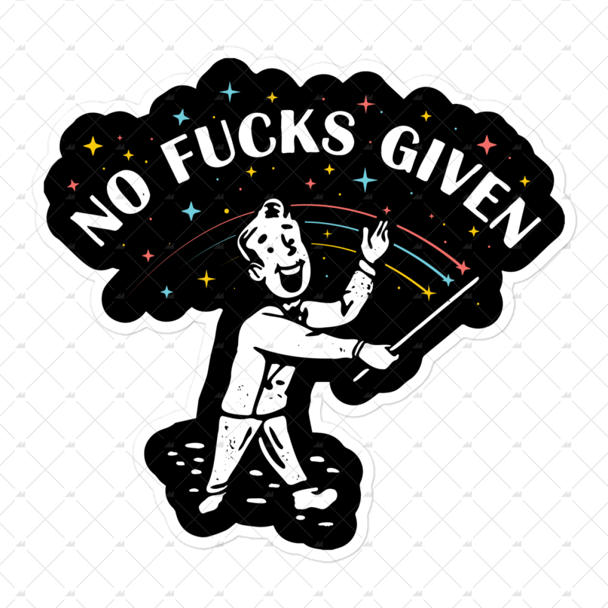 No Fucks Given - Sticker