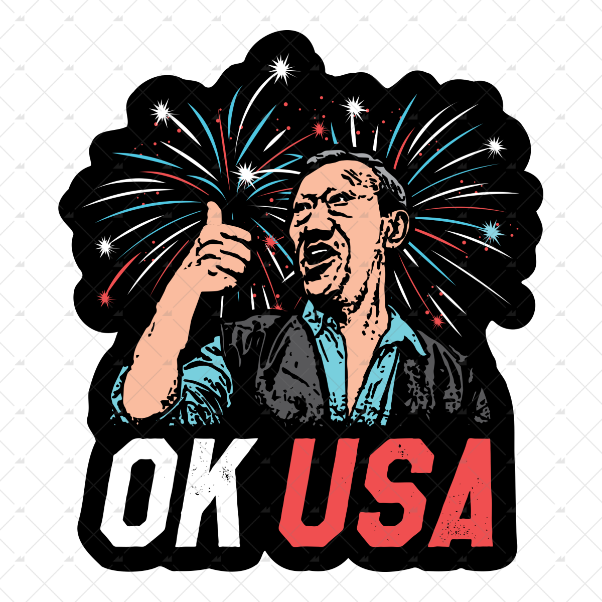 OK USA  - Sticker
