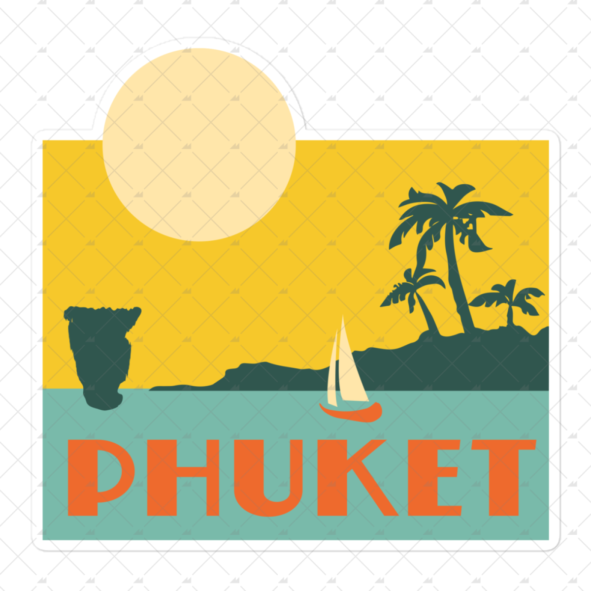 Phuket - Sticker