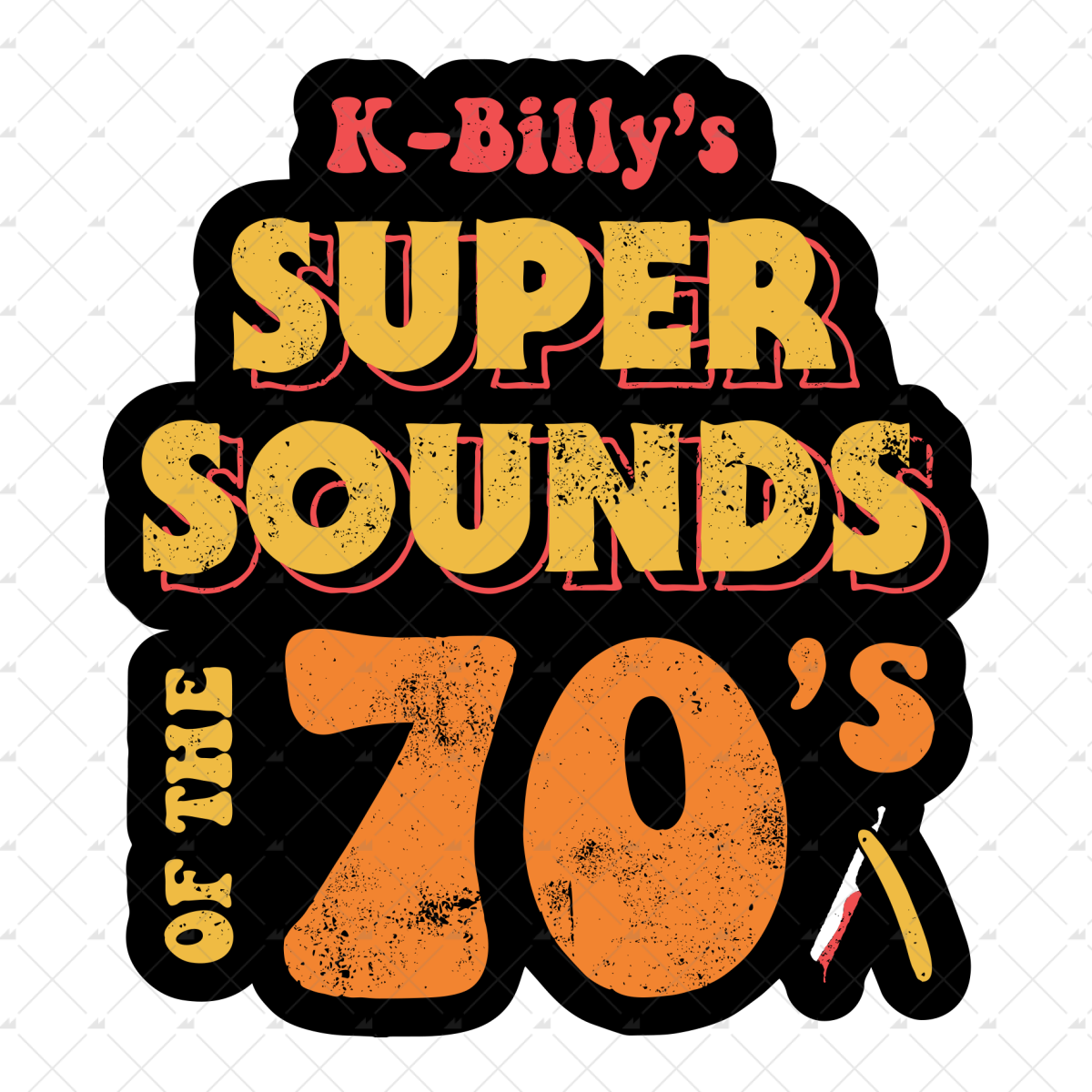 K-Billy's Super Sounds of the 70s - Sticker